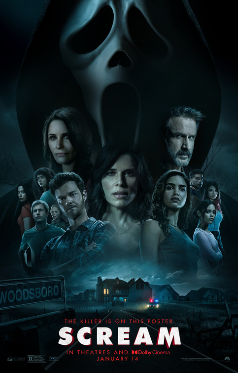 2022 Scream Movie Poster Print – Sidney Prescott Neve Campbell Woodsboro Pop Art Reproduction