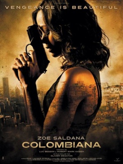 Get Behind The Scenes Of COLOMBIANA, Plus A Clip Of Zoe Saldana Packing Heavy Artillery