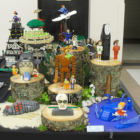 Amazing Lego Creations Of Hayao Miyazaki And Studio Ghibli Characters!