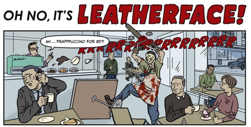 Jonathan King Declares OH NO! IT'S LEATHERFACE!