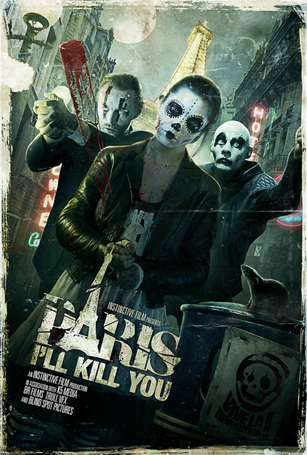 Sales Art For Horror Anthology PARIS, I'LL KILL YOU