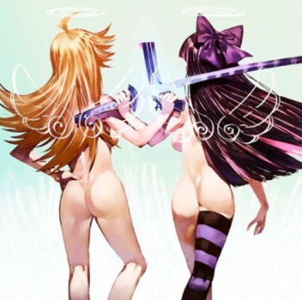 PANTY AND STOCKING WITH GARTERBELT, Now With Holes and Runs Fixed!