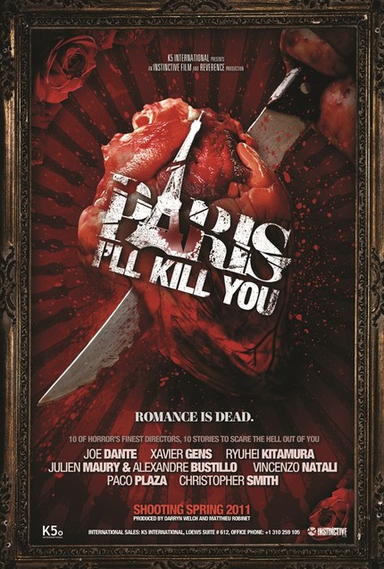 First Artwork For Horror Anthology PARIS, I'LL KILL YOU