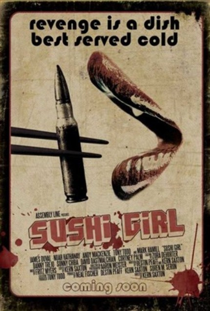 The Candyman, Kyle Reese, Luke Sywalker, Hattori Hanzo And Machete Eat Raw Fish Off A Naked Woman. SUSHI GIRL Trailer.
