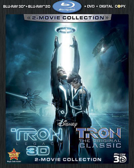 5-Disc 2-Movie Collection of TRON: LEGACY & TRON: The Original Classic!