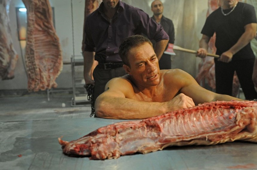 Jean Claude Van Damme Meets A Side Of Beef In First Images From THE BUTCHER