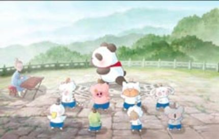 Everyone's Favorite Animated Pig Learns Tai Chi!  First Stills From MCDULL WUDANG!
