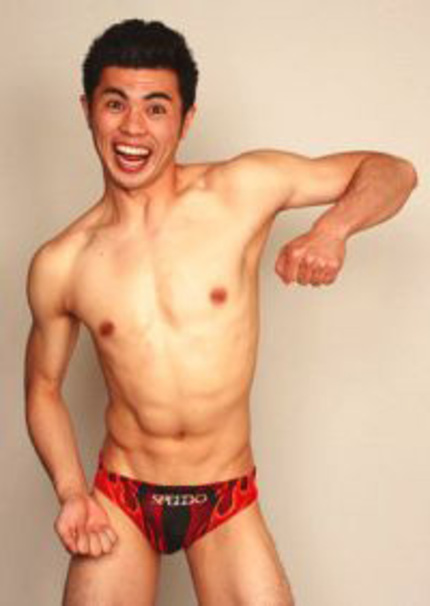 Comedian in a bathing suit has role in Miike film 'God's Puzzle'