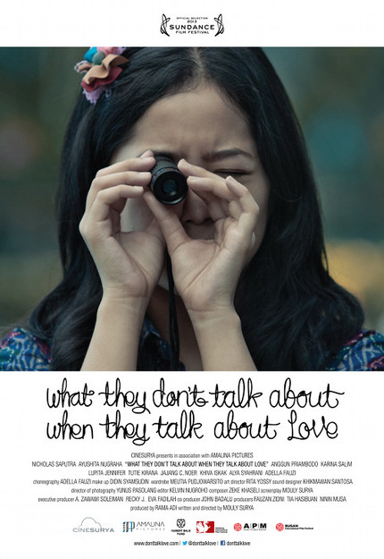 First Trailer For Sundance Competition Selection WHAT THEY DON'T TALK ABOUT WHEN THEY TALK ABOUT LOVE