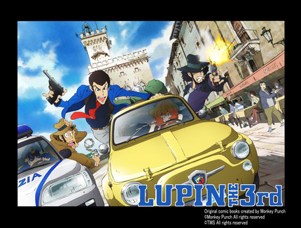 TMS announces LUPIN THE 3rd - Part 4,  the most recognized Japanese animation TV series,  will debut on Adult Swim on June 17th.