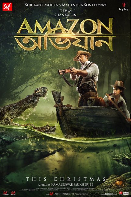 Trailer: Anacondas, Crocodiles, Sunken Ships Abound in Bengali Adventure Film AMAZON OBHIJAAN