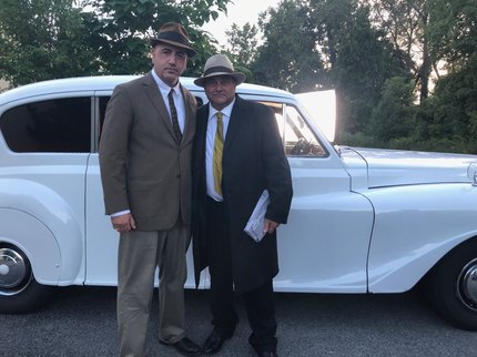 First Look: New Still Released From Film Set Of Garry Pastore and David Arquette In the New Danny A. Abeckaser Film 'APALACHIN'