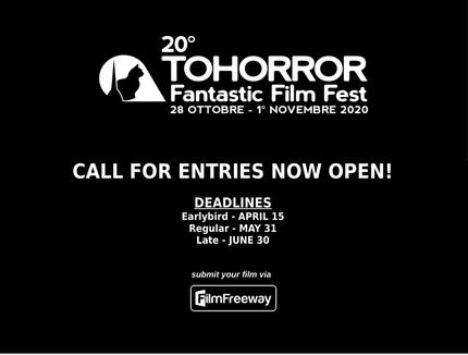 20th TOHorror Fantastic Film Fest: call for entries open!