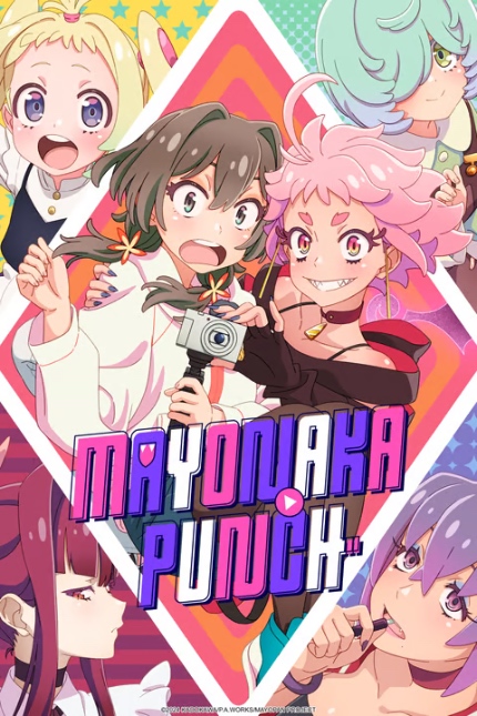 Anime Summer 2024: MAYONAKA PUNCH, Content Creator and Vampire, Together Again