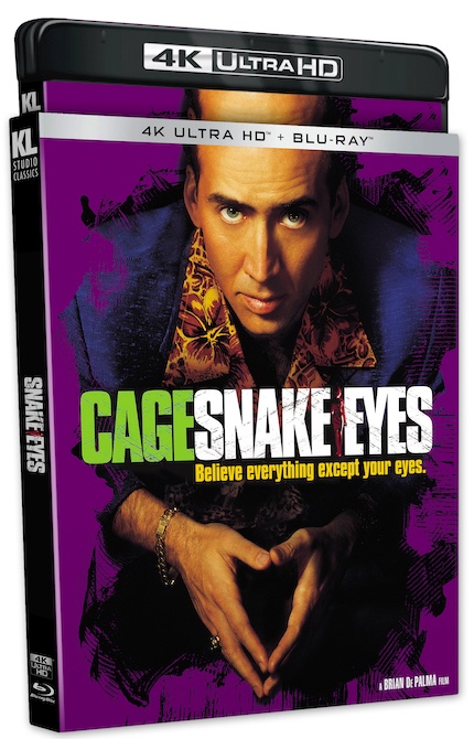 SNAKE EYES Headlines Kino Lorber's 4K Roundup