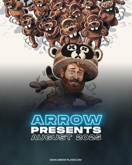 ARROW Player in August: HUNDREDS OF BEAVERS, Many Cats, And a Coked-out Raccoon