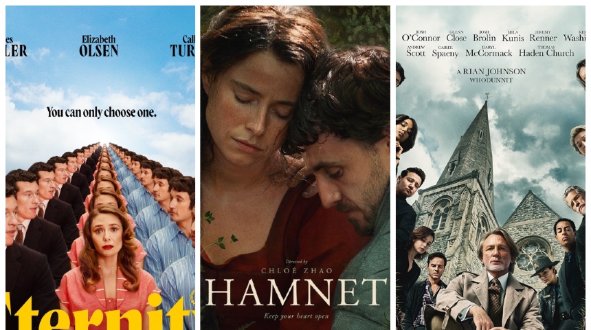 Now Playing: ETERNITY Romance, HAMNET Grief, WAKE UP DEAD MAN Mystery