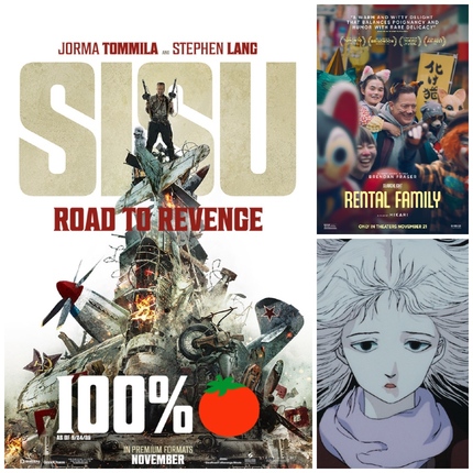 Now Playing: SISU: ROAD TO REVENGE, ANGEL'S EGG, THE RED SPECTACLES