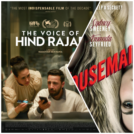 Now Playing: THE VOICE OF HIND RAJAB Protests, THE HOUSEMAID Cleans Up, IS THIS THING ON? Tests Marriage