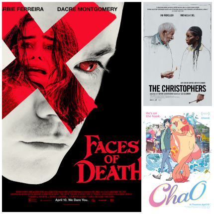 Opening This Week: FACES OF DEATH Goes Digital, THE CHRISTOPHERS Confronts Art, CHAO Gets Romantic