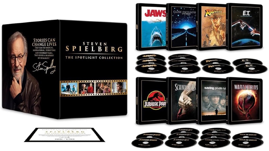 STEVEN SPIELBERG: THE SPOTLIGHT COLLECTION Brings Home Eight Modern Classics