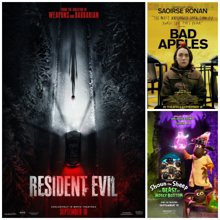 Opening This Week: RESIDENT EVIL, BAD APPLES, SHAUN THE SHEEP: THE BEAST OF MOSSY BOTTOM 